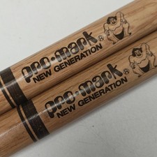 Vintage Pro-Mark 5B Shira Kashi Oak Drumsticks Nylon Tip Sumo Logo New Old Stock picture