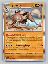 Lycanroc 085/159 Rare Journey Together Pokemon Holo Near Mint picture