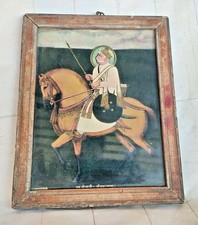 Vintage King Rao Jodha Ji Litho Print: Framed Antique Indian Art Collectible picture