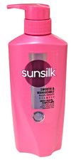 Sunsilk Smooth & Manageable Shampoo 425 MLAnti Frizz Soft Silky picture