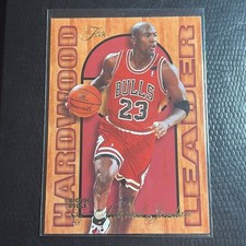 1995-96 Fleer Flair Michael Jordan Hardwood Leader #4 - Chicago Bulls HOF GOAT picture