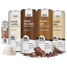 Slate Milk - High Protein Milk Shakes & Iced Coffees - Classic Chocolate, Mocha picture