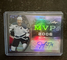 2015 Signature Series Joe Thornton Sharks MVPs 2006 Auto MVP-JT1- 16/15 MISPRINT picture