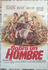 1968 Original Spanish movie POSTER Shock Troops Sobra un Hombre French Brialy picture