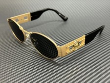 VERSACE VE2264 Matte Gold Unisex Grey Sunglasses 56 mm picture
