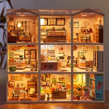 Rolife 1:24 Super Creator Plastic 3D Dollhouse 9-set Decor DIY Adult Xmas Gifts picture