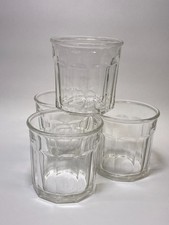 Luminarc Working Glass Collection Marked 500 Clear Glass 10 Panel Set Of 4 picture