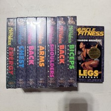 Vintage Joe Weider Muscle & Fitness Work Out VHS Set Lot Of 8 NEW SEALED RARE picture