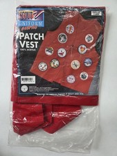 Vintage Boy Scouts of America BSA Scout Uniforms Extra Patch Vest Youth XL NEW picture