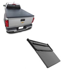 Black Horse Premier Soft Tonneau Cover TriFold Black fit 2015-2027 GMC Canyon picture