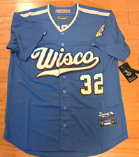 Milwaukee Brewers Misiorowski #32 Blue MLB Baseball Jersey Men’s M picture