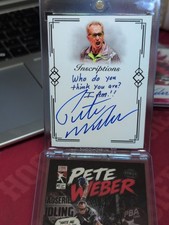 Pete Weber Auto “Who do you think you are? I am” PrimeTime Certified + Extra picture