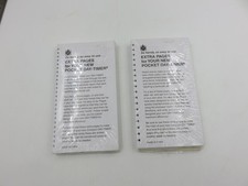 NOS Day-Timer Pocket Compact Extra Pages Planner Refills Lot Of 2 Color Inserts picture
