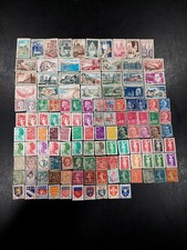 France lot of 125 used postage stamps off paper, all different picture