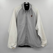 Vtg 90s Nike Challenge Court Jacket Bomber Track Windbreaker Andre Agassi large picture