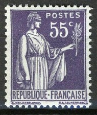 France 1937, 55c Symbol of peace MNH, Mi 366 picture