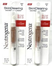 (2) Neutrogena SkinClearing Blemish Concealer Sealed 20 - Deep Exp: 2/2026 picture