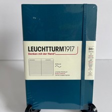 LEUCHTTURM1917 B6 + Lined Notebook Softcover 80g - 123 pages - Pacific - Sealed picture