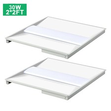 2Pack 2x2FT Multiple CCT Tunable LED Troffer Panel Ceiling Lights 20W/24W/36W picture