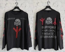 VTG 90s 1Burzum ‘Support Your Local E..K’ Reprint Long Sleeve T-Shirt  TU770 picture