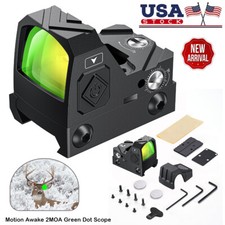 CVLIFE WolfCloak Motion Awake 2 MOA Green Dot Sight Scope for RMR/MOS/Picatinny picture
