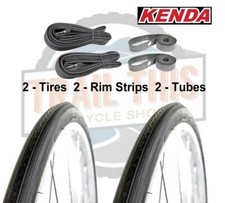 2-Pack Kenda K35 BLACK Wall 27x1-1/4