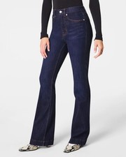 NWT Size 14 SPANX SPANXsculpt ReDefine Flare Jeans Dark Indigo picture