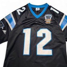 VTG 1995 Carolina Panthers NFL Inaugural Season Kerry Collins Football Jersey picture