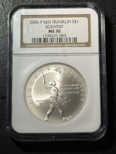 2006-P FRANKLIN SCIENTIST DOLLAR  NGC  MS70 -  picture