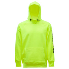Grundens 20028-730-0014 NEW Men's Dillingham Tech Hoodie Hi-Vis Yellow SIZE M picture