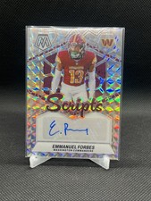 2024 Panini Mosaic Scripts Emmanuel Forbes #SC-EMF Autographed Commanders picture