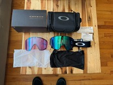 Oakley Flow Scape L Matte Black Frame Prizm Argon + Prizm Iced Snow Ski Goggles picture