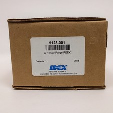 IDEX 9123-001 3/7 Injection Valve w/ Purge PEEK HPLC Chromatography NEW SEALED picture