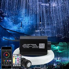 16w Rgbw Fiber Optic Curtain Light Kit Color Changing Waterfall Window Curtain  picture