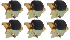 OER Window Glass Guide Bracket Set With Felt 1970-1981 Firebird/Trans AM/Camaro picture