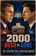 2000 George Bush Vs Al Gore Presidential Election Poster Print 11x17 Art picture