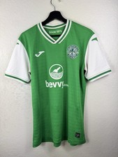 HIBERNIAN EDINBURGH 2023 2024 HOME FOOTBALL SHIRT SOCCER JERSEY JOMA MEN SIZE L picture