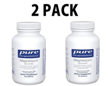 2 PACK, Pure Encapsulations Magnesium Glycinate, 120 mg, 90 capsules (180 total) picture