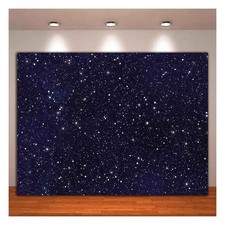 5x3Ft Night Sky Star Backdrops Starry Photography Background for Baby Shower picture