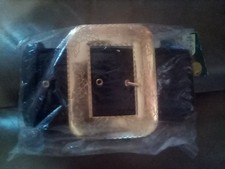 HALCO Professional Santa Claus 4 In. Belt W/Engraved Casted 6 In. Buckle SZ. XL picture