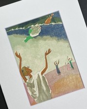 Kees Van Dongen Gravure sur Bois in 8x10 Mat, Frame-Ready. Original 1955 Fauvist picture