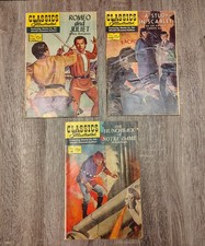 Classics Illustrated Comic Books Lot of 3 (#18, 110, 134) picture