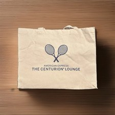 New American Express Centurion Lounge Tennis Canvas Tote Bag US Open Exclusive picture