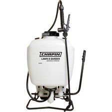 CHAPIN 60100 4 Gallon Backpack Sprayer for Lawn and Garden, Translucent picture