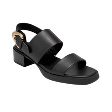 Women's Aerosoles Dantay Square Toe Heeled Sandals Black picture