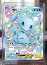 Shiny Mew Ex Holographic Custom Art Card -  Collectible Token Foil picture
