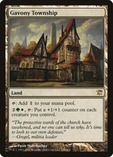 MTG Magic the Gathering Gavony Township (239/300) Innistrad LP picture