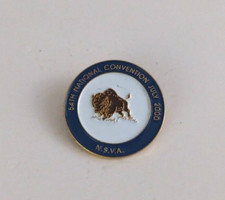 July 2000 N.S.V.A. 54th National Convention Buffalo Lapel Hat Pin picture