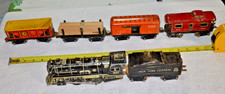 Antique  Marx O Gauge 897 Steam Locomotive & NYC Tender  + qty 4 Cars picture