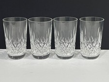 4 PERFECT WATERFORD CRYSTAL  LISMORE  12 OUNCE TUMBLERS 5